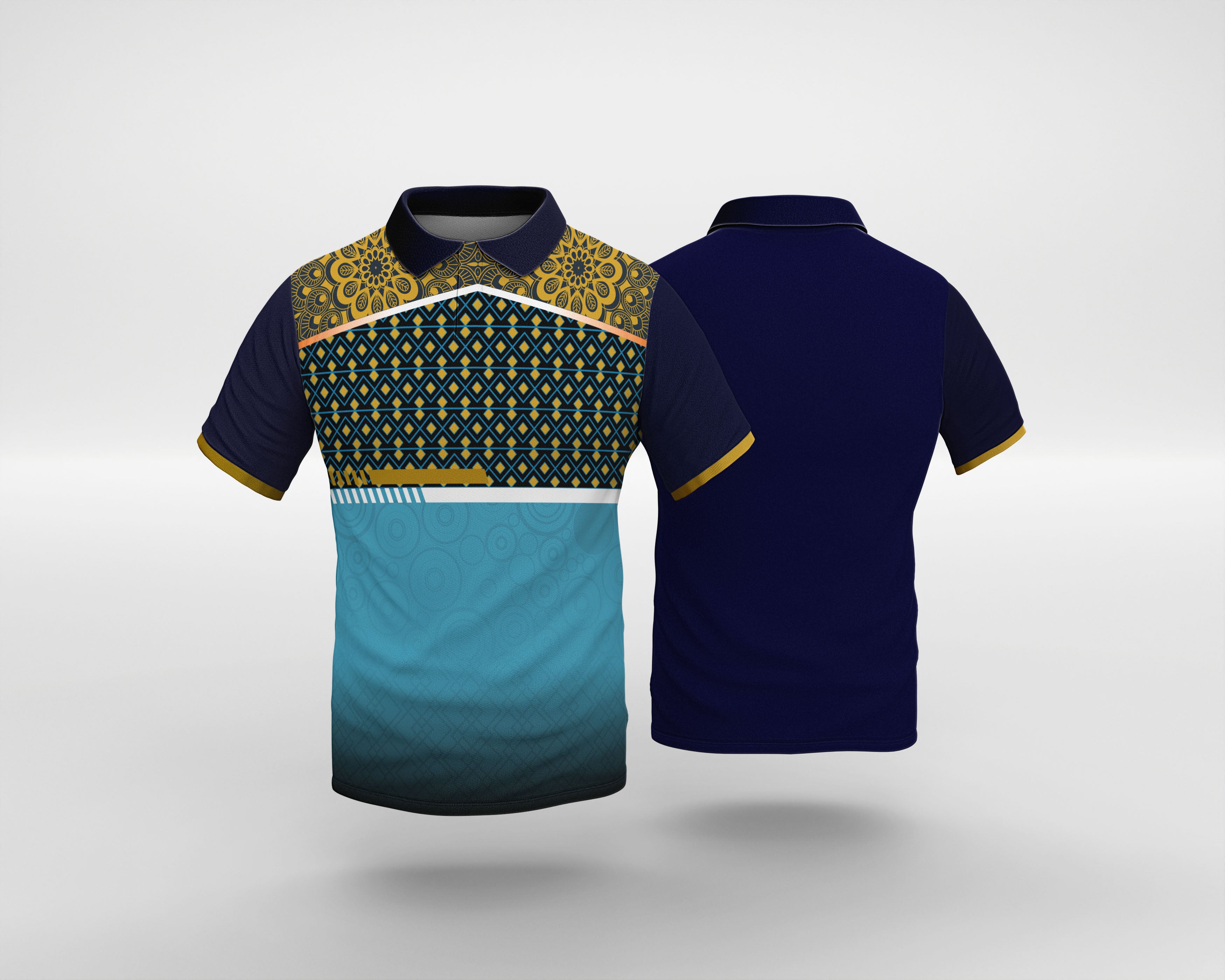 Golden Petals Sports Jersey