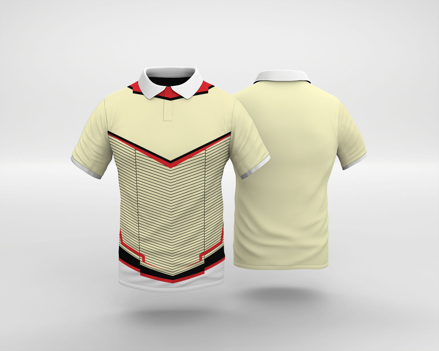 Creamy Row Sports Jersey