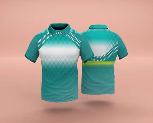 Aqua Arrow Sports Jersey