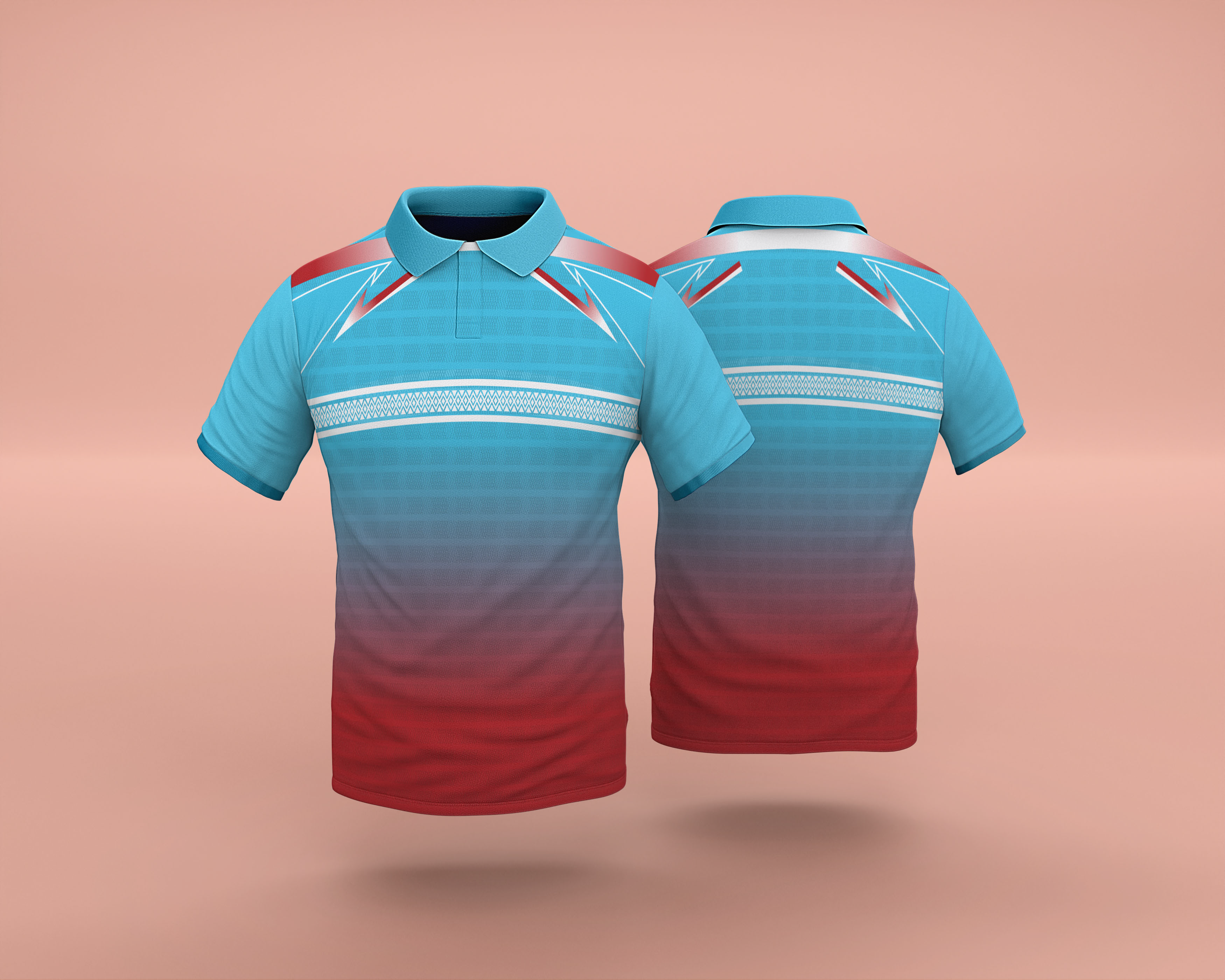 Blue Mirage Sports Jersey